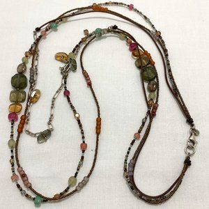 Silpada Silver and Mixed Stone Necklace
